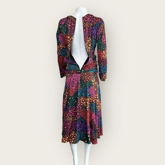 NWT | Farm Rio | Rainbow Hearts Midi Dress | Multi Color | Medium - Picture 5 of 16